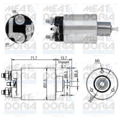 Solenoid Switch, starter